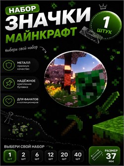 Значок с Minecraft 2400351 - фото 12001568